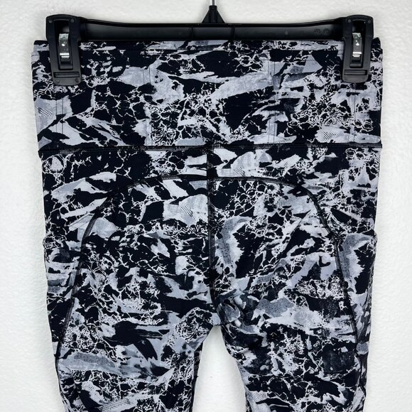 Lululemon | Fast & Free 7/8 Tight II Nulux 25, Interlaced Starlight Black, size6 - Picture 6 of 10